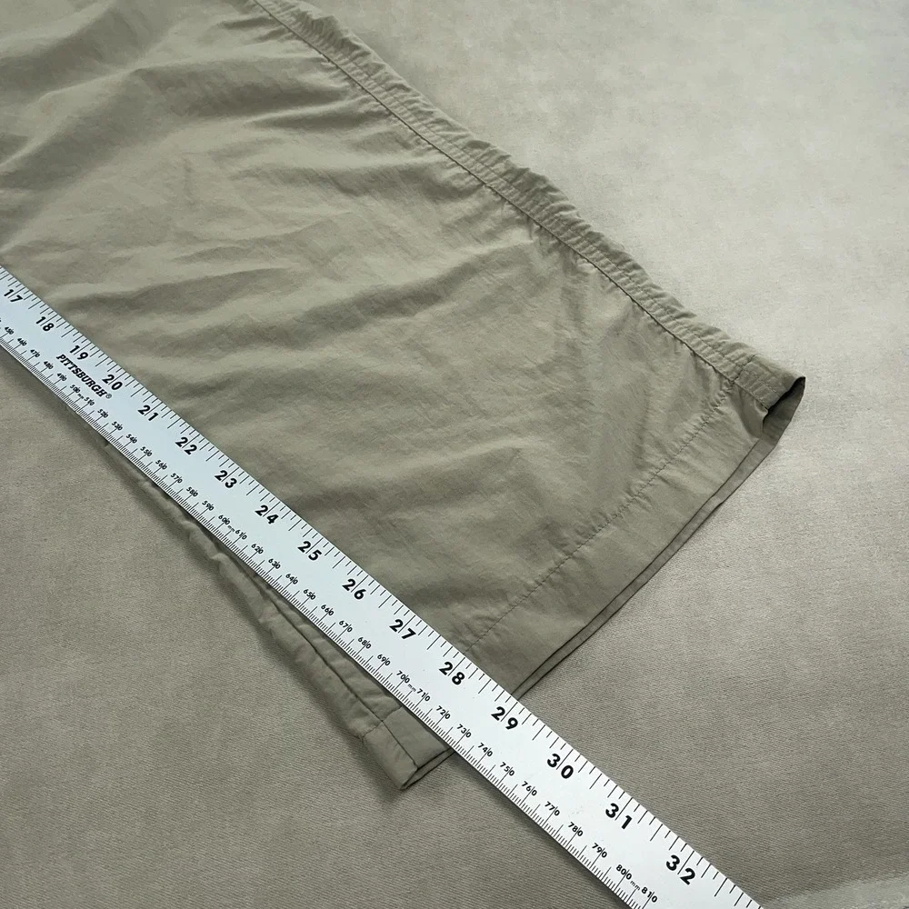 Simms Fishing Pants Mens XL Beige Nylon Cargo Pockets Outdoor Hiking‎ Travel